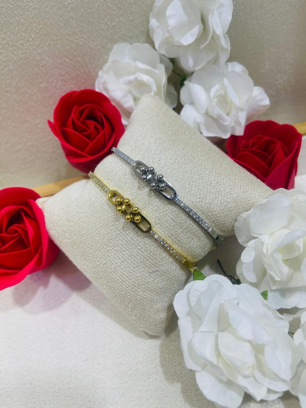 Brazalete Doble Tono Moderno