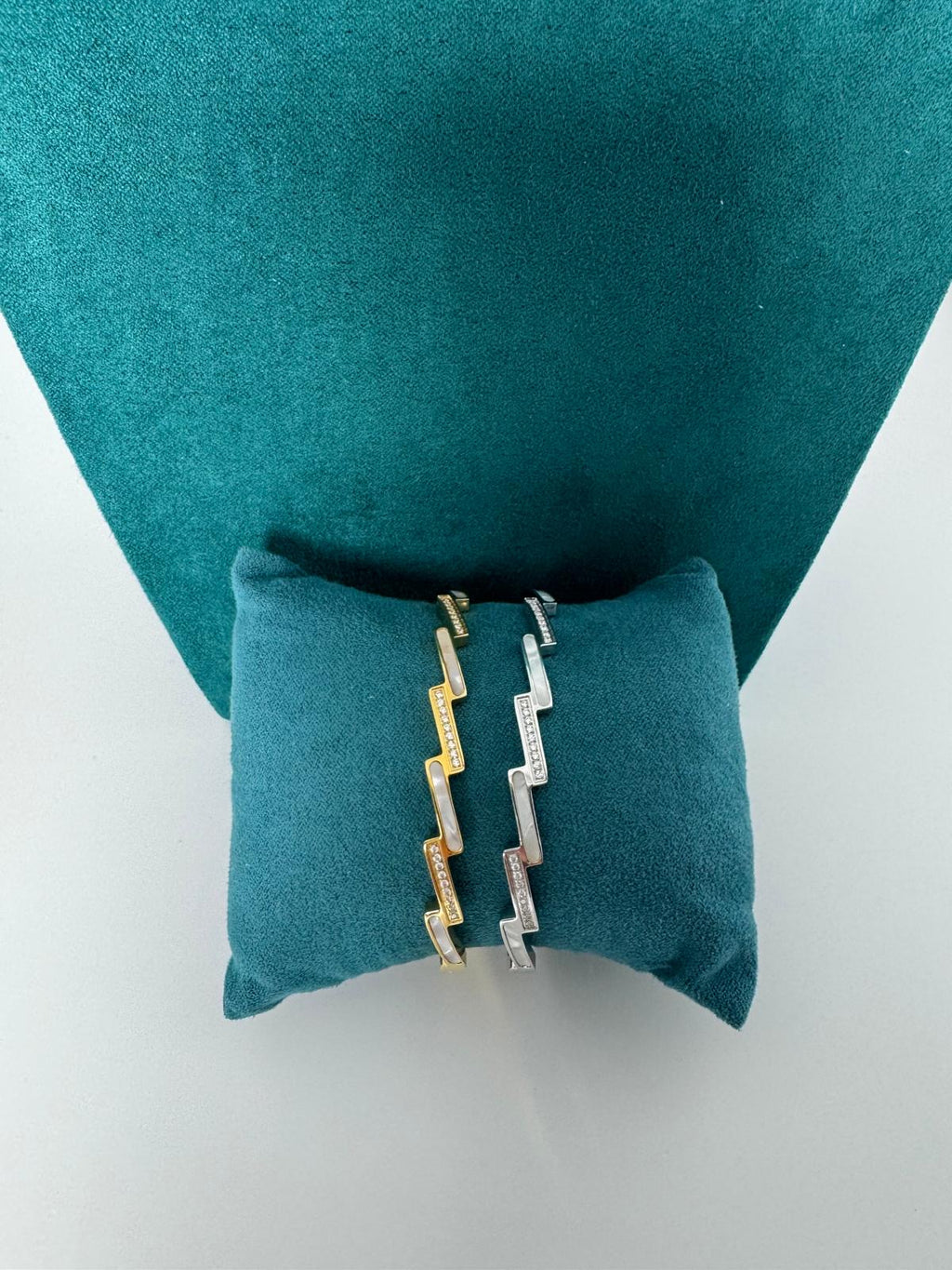 Brazalete Doble Tono Moderno