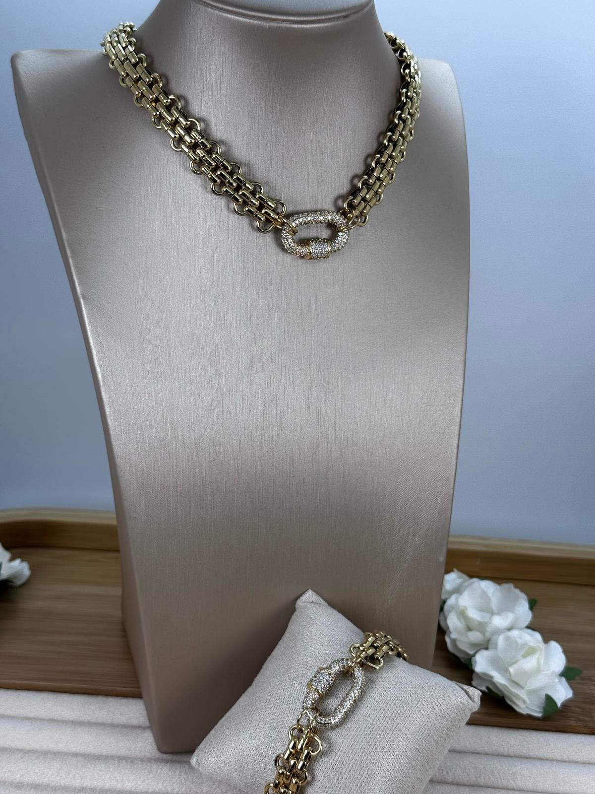 Ensemble collier et bracelet